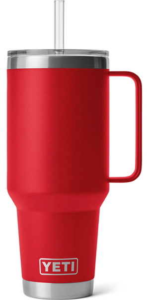 2026 YETI Rambler® 35 OZ Taza Con Pajita 70000003652 - Rescue Rojo